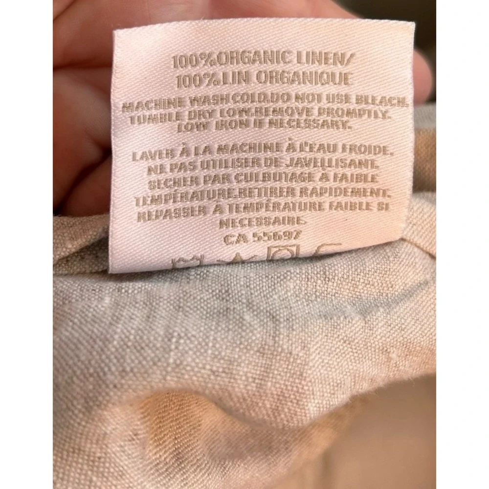 restoration hardware baby & child organic linen pillow (includes insert)